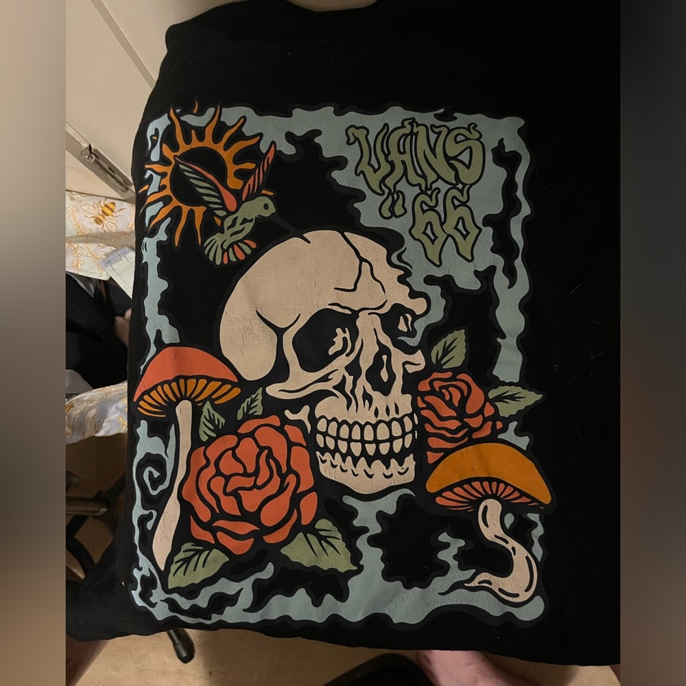 Vans skater 🍄trip style illustrated tshirt🍄